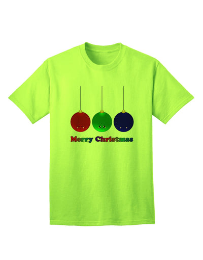 Merry Christmas: Adorable Christmas Ornaments Adult T-Shirt Collection-Mens T-shirts-TooLoud-Neon-Green-Small-Davson Sales