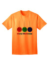 Merry Christmas: Adorable Christmas Ornaments Adult T-Shirt Collection-Mens T-shirts-TooLoud-Neon-Orange-Small-Davson Sales