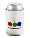 Merry Christmas Cute Christmas Ornaments Can and Bottle Insulator Cooler-Ornament-TooLoud-White-Davson Sales
