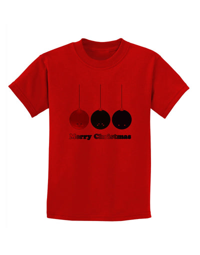 Merry Christmas Cute Christmas Ornaments Childrens T-Shirt-Ornament-TooLoud-Red-X-Small-Davson Sales
