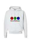 Merry Christmas Cute Christmas Ornaments Hoodie Sweatshirt-Hoodie-TooLoud-White-Small-Davson Sales