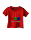 Merry Christmas Cute Christmas Ornaments Infant T-Shirt Dark-Ornament-TooLoud-Clover-Green-06-Months-Davson Sales