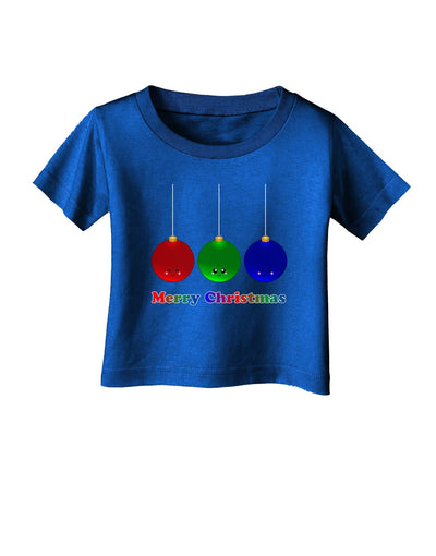 Merry Christmas Cute Christmas Ornaments Infant T-Shirt Dark-Ornament-TooLoud-Red-06-Months-Davson Sales