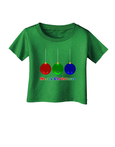 Merry Christmas Cute Christmas Ornaments Infant T-Shirt Dark-Ornament-TooLoud-Royal-Blue-06-Months-Davson Sales