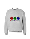 Merry Christmas Cute Christmas Ornaments Sweatshirt-Sweatshirts-TooLoud-AshGray-Small-Davson Sales