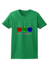 Merry Christmas Cute Christmas Ornaments Womens Dark T-Shirt-Ornament-TooLoud-Kelly-Green-X-Small-Davson Sales