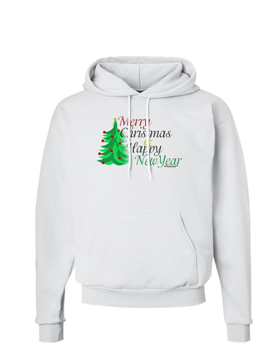 Merry Christmas & Happy New Year Hoodie Sweatshirt-Hoodie-TooLoud-White-Small-Davson Sales