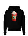 Merry Christmas Latte Cup Dark Hoodie Sweatshirt-Hoodie-TooLoud-Black-Small-Davson Sales