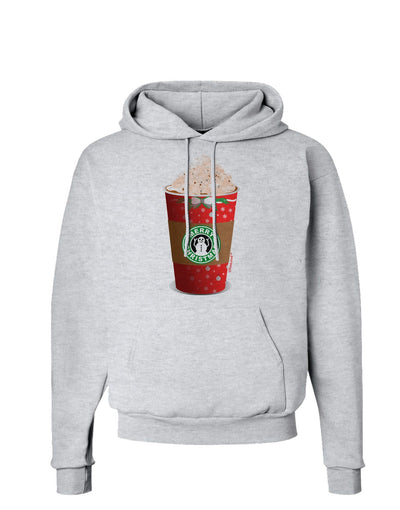 Merry Christmas Latte Cup Hoodie Sweatshirt-Hoodie-TooLoud-AshGray-Small-Davson Sales