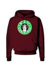 Merry Christmas Latte Logo Dark Hoodie Sweatshirt-Hoodie-TooLoud-Maroon-Small-Davson Sales