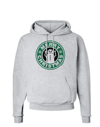 Merry Christmas Latte Logo Hoodie Sweatshirt-Hoodie-TooLoud-AshGray-Small-Davson Sales