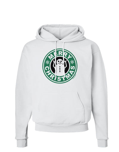 Merry Christmas Latte Logo Hoodie Sweatshirt-Hoodie-TooLoud-White-Small-Davson Sales