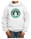 Merry Christmas Latte Logo Youth Hoodie Pullover Sweatshirt-Youth Hoodie-TooLoud-White-XS-Davson Sales