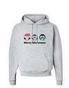 Merry Christmas Penguins See Hear Speak No Evil Hoodie Sweatshirt-Hoodie-TooLoud-AshGray-Small-Davson Sales