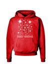 Merry Christmas Shining Night Stars Dark Hoodie Sweatshirt-Hoodie-TooLoud-Red-Small-Davson Sales