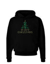 Merry Christmas Sparkles Dark Hoodie Sweatshirt-Hoodie-TooLoud-Black-Small-Davson Sales