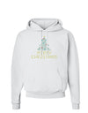 Merry Christmas Sparkles Hoodie Sweatshirt-Hoodie-TooLoud-White-Small-Davson Sales