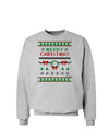 Merry Christmas Ugly Christmas Sweater Sweatshirt-Sweatshirts-TooLoud-AshGray-Small-Davson Sales