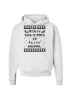 Merry Christmas Ya Filthy Animal Christmas Sweater Hoodie Sweatshirt-Hoodie-TooLoud-White-Small-Davson Sales