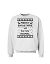 Merry Christmas Ya Filthy Animal Christmas Sweater Sweatshirt-Sweatshirts-TooLoud-White-Small-Davson Sales