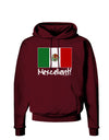 Mexcellent - Mexican Flag Dark Hoodie Sweatshirt-Hoodie-TooLoud-Maroon-Small-Davson Sales