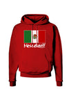 Mexcellent - Mexican Flag Dark Hoodie Sweatshirt-Hoodie-TooLoud-Red-Small-Davson Sales