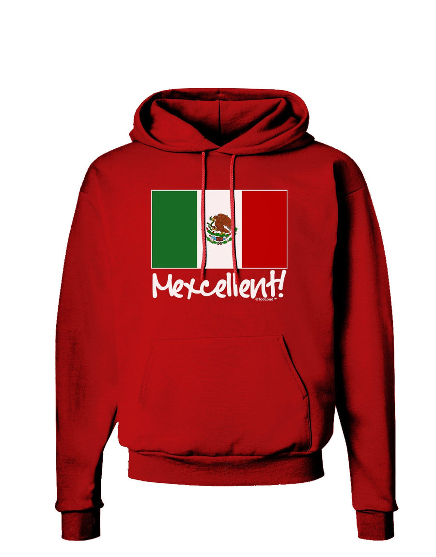 Mexcellent - Mexican Flag Dark Hoodie Sweatshirt-Hoodie-TooLoud-Black-Small-Davson Sales