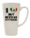 Mexican Boyfriend Conical Latte Coffee Mug - Expertly Crafted by TooLoud-Conical Latte Mug-TooLoud-White-Davson Sales