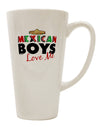 Mexican Boys Adore Me - 16 Ounce Conical Latte Coffee Mug TooLoud-Conical Latte Mug-TooLoud-White-Davson Sales