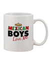 Mexican Boys Adore Me - Exquisite 11 oz Coffee Mug TooLoud-11 OZ Coffee Mug-TooLoud-White-Davson Sales