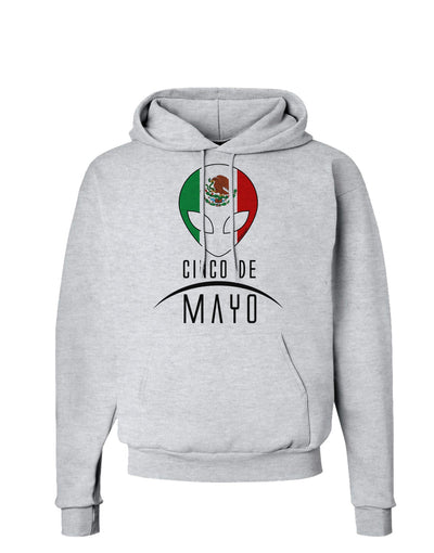 Mexican Extraterrestrial Text Hoodie Sweatshirt-Hoodie-TooLoud-AshGray-Small-Davson Sales