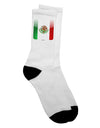 Mexican Flag App Icon Adult Crew Socks - A Must-Have for Fashionable Enthusiasts!-Socks-TooLoud-White-Ladies-4-6-Davson Sales