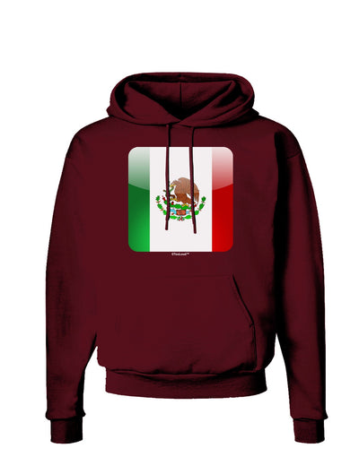 Mexican Flag App Icon Dark Hoodie Sweatshirt by TooLoud-Hoodie-TooLoud-Maroon-Small-Davson Sales