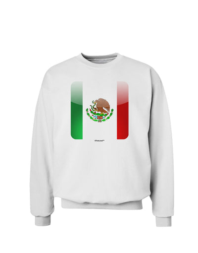 Mexican Flag App Icon Sweatshirt by TooLoud-Sweatshirts-TooLoud-White-Small-Davson Sales
