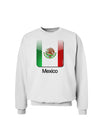 Mexican Flag App Icon - Text Sweatshirt by TooLoud-Sweatshirts-TooLoud-White-Small-Davson Sales