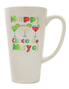 Mexican Flag Colors: Celebrate Cinco de Mayo with our 16 Ounce Conical Latte Coffee Mug - TooLoud-Conical Latte Mug-TooLoud-White-Davson Sales