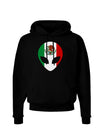 Mexican Flag Extraterrestrial Dark Hoodie Sweatshirt-Hoodie-TooLoud-Black-Small-Davson Sales