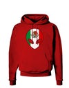 Mexican Flag Extraterrestrial Dark Hoodie Sweatshirt-Hoodie-TooLoud-Red-Small-Davson Sales