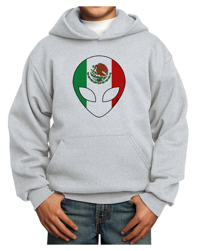 Mexican Flag Extraterrestrial Youth Hoodie Pullover Sweatshirt-Youth Hoodie-TooLoud-Ash-XS-Davson Sales