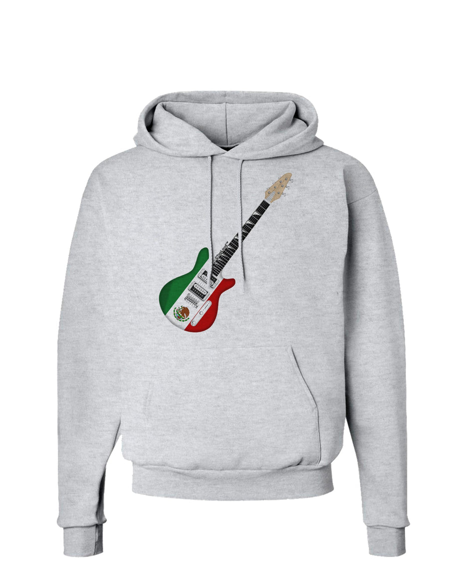 Mexican Flag Guitar Design Hoodie Sweatshirt by TooLoud-Hoodie-TooLoud-White-Small-Davson Sales