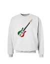 Mexican Flag Guitar Design Sweatshirt by TooLoud-Sweatshirts-TooLoud-White-Small-Davson Sales