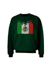 Mexican Flag Levels - Cinco De Mayo Adult Dark Sweatshirt-Sweatshirts-TooLoud-Deep-Forest-Green-Small-Davson Sales