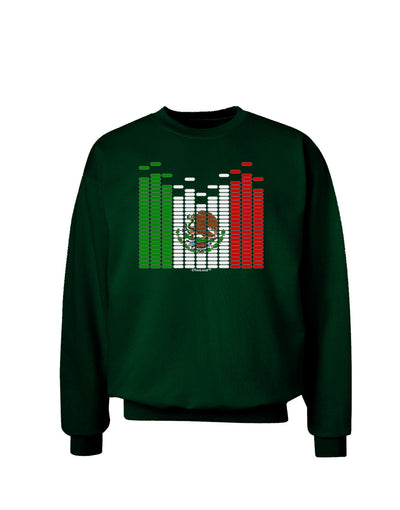 Mexican Flag Levels - Cinco De Mayo Adult Dark Sweatshirt-Sweatshirts-TooLoud-Deep-Forest-Green-Small-Davson Sales