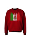 Mexican Flag Levels - Cinco De Mayo Adult Dark Sweatshirt-Sweatshirts-TooLoud-Deep-Red-Small-Davson Sales