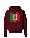 Mexican Flag Levels - Cinco De Mayo Text Dark Hoodie Sweatshirt-Hoodie-TooLoud-Maroon-Small-Davson Sales