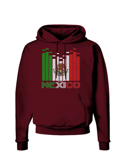 Mexican Flag Levels - Cinco De Mayo Text Dark Hoodie Sweatshirt-Hoodie-TooLoud-Maroon-Small-Davson Sales