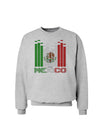 Mexican Flag Levels - Cinco De Mayo Text Sweatshirt-Sweatshirts-TooLoud-AshGray-Small-Davson Sales