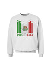 Mexican Flag Levels - Cinco De Mayo Text Sweatshirt-Sweatshirts-TooLoud-White-Small-Davson Sales
