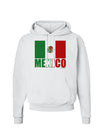 Mexican Flag - Mexico Text Hoodie Sweatshirt by TooLoud-Hoodie-TooLoud-White-Small-Davson Sales