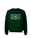 Mexican Flag of Margaritas Adult Dark Sweatshirt by TooLoud-Sweatshirts-TooLoud-Deep-Forest-Green-Small-Davson Sales